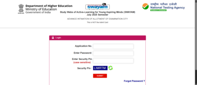 NTA SWAYAM July 2025 exam city intimation slip released: Check direct link and key details here