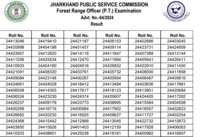 JPSC Forest Range Officer PT result 2025 released at jpsc.gov.in: Direct link to download here