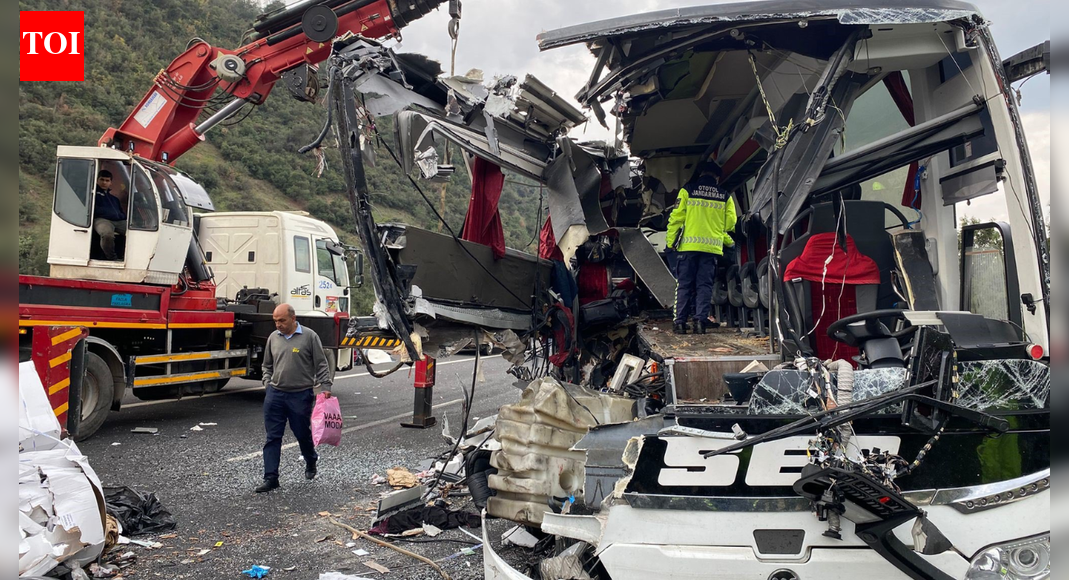 Turkey: 7 killed, 11 injured after intercity bus crashes into lorry; driver detained