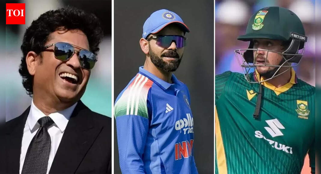 De Kock hits new landmarks: Overtakes Kohli, equals Sachin in top ODI records