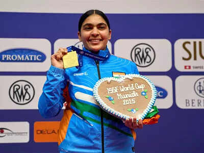 New world record alert: Suruchi Singh breaks Manu Bhaker’s mark, claims 10m air pistol gold | More sports News – The Times of India