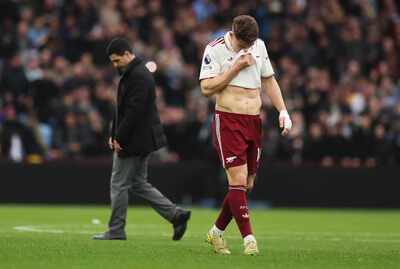 Arsenal's Premier League title charge suffers massive dent as Aston Villa end their 18-match unbeaten run