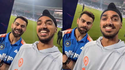 IND vs SA: Virat Kohli roasts Arshdeep Singh after India’s ODI series win over South Africa - Watch