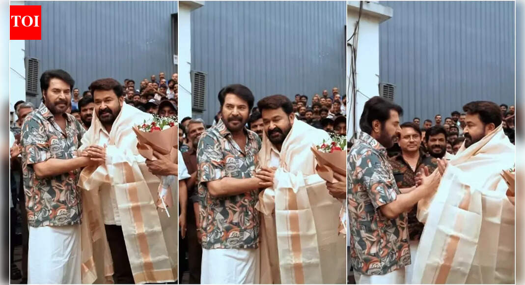 Mammootty congratulates Mohanlal on Dadasaheb Phalke honour; 'Kalamkaval' actor says, 'To our beloved Lalu'