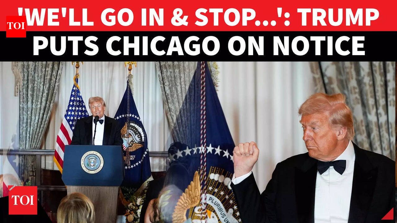 FULL SPEECH: Trump Warns Chicago After Deadly National Guard Shooting ...