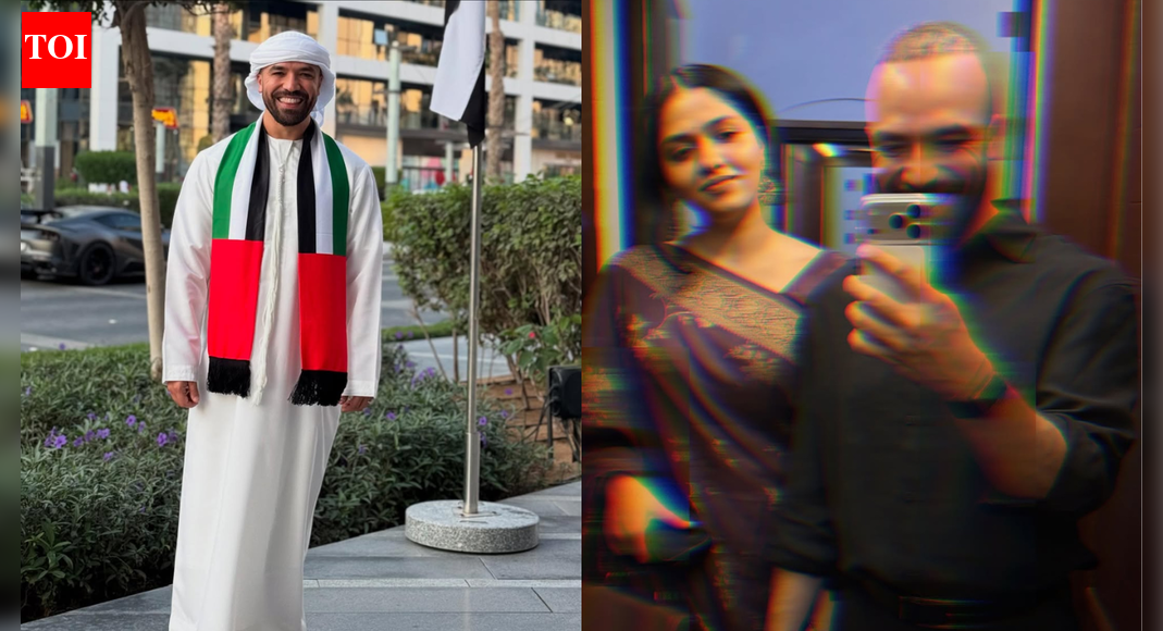 UAE influencer Khalid Al Ameri confirms relationship with Indian actress Sunaina Yella in birthday selfie