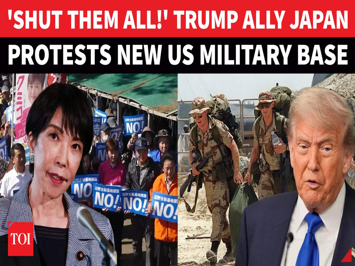 Trump Ally Japan Erupts Against New US Military Base | 'Won't Let Okinawa  Turn Into Battlefield'