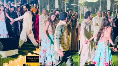  Aamir Mir sings special song for the couple; Video of Kinjal dancing with father goes viral