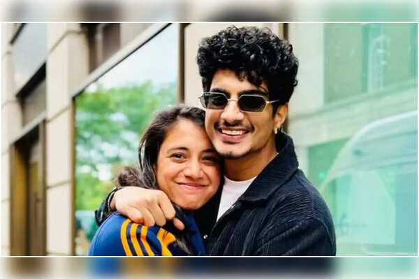 Smriti Mandhana and Palash Muchhal on wedding day