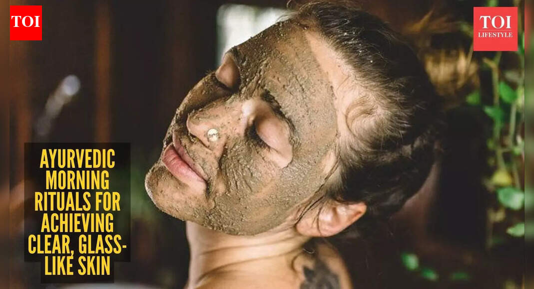 Ayurvedic morning skincare routine for glass-like glowing skin