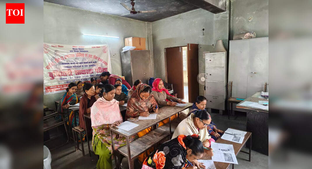Over 2 lakh women take literacy exam under Akshar Aanchal Yojana