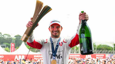 Sao Paulo E-Prix winner Jake Dennis promises girlfriend Lexi Grace Boosey a special victory treat for their pet dog