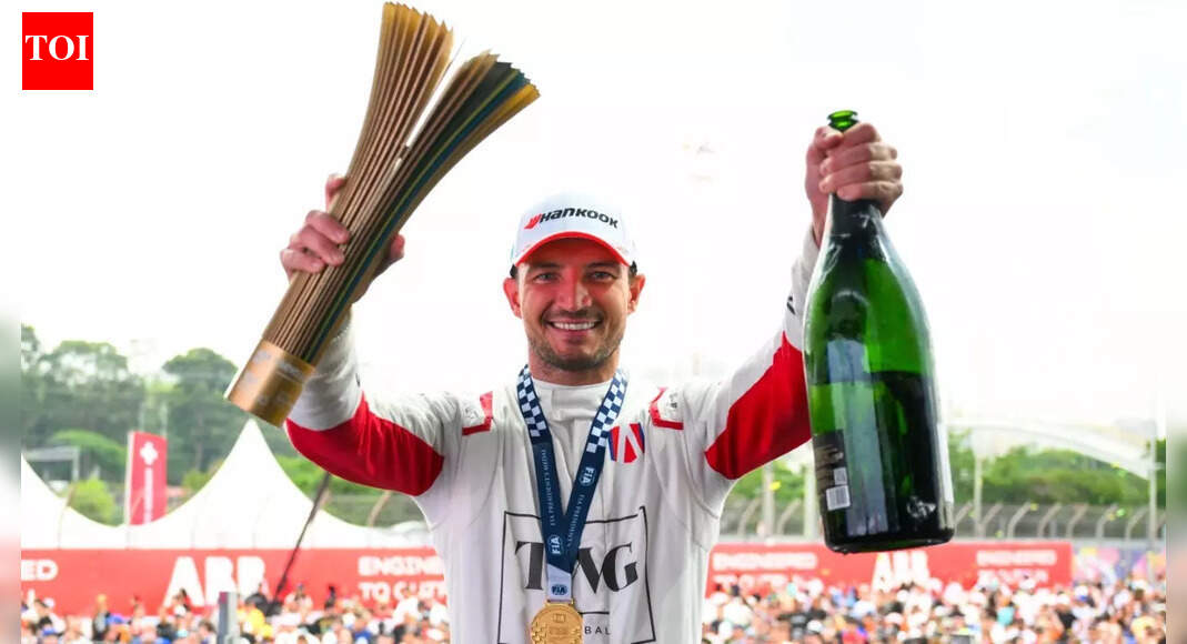 Sao Paulo E-Prix winner Jake Dennis promises girlfriend Lexi Grace Boosey a special victory treat for their pet dog