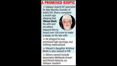 Vikram Bhatt, wife heldin 30-crore fraud casefiled by Udaipur doctor