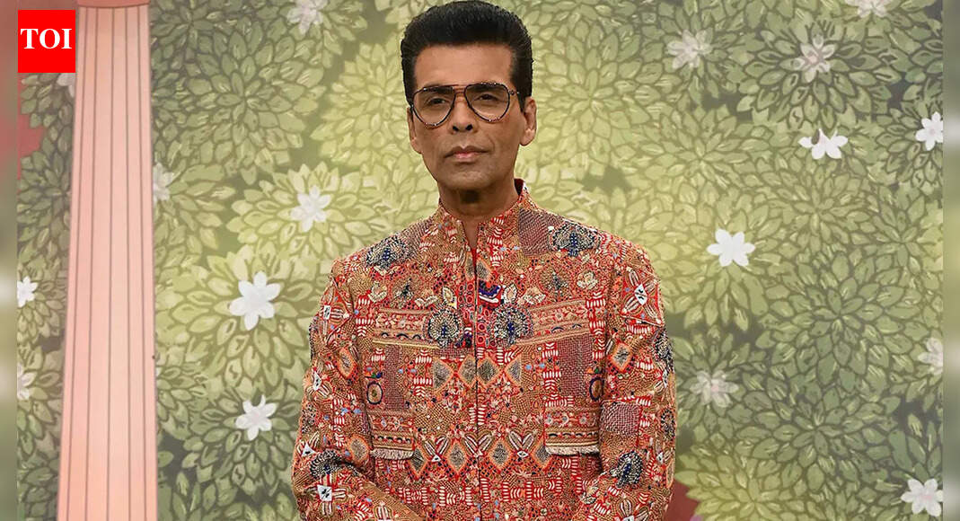 Karan Johar confesses to suffering from 'travel anxiety'; gets candid about flying: ‘I pop a pill and pray for sleep’ | - The Times of India
