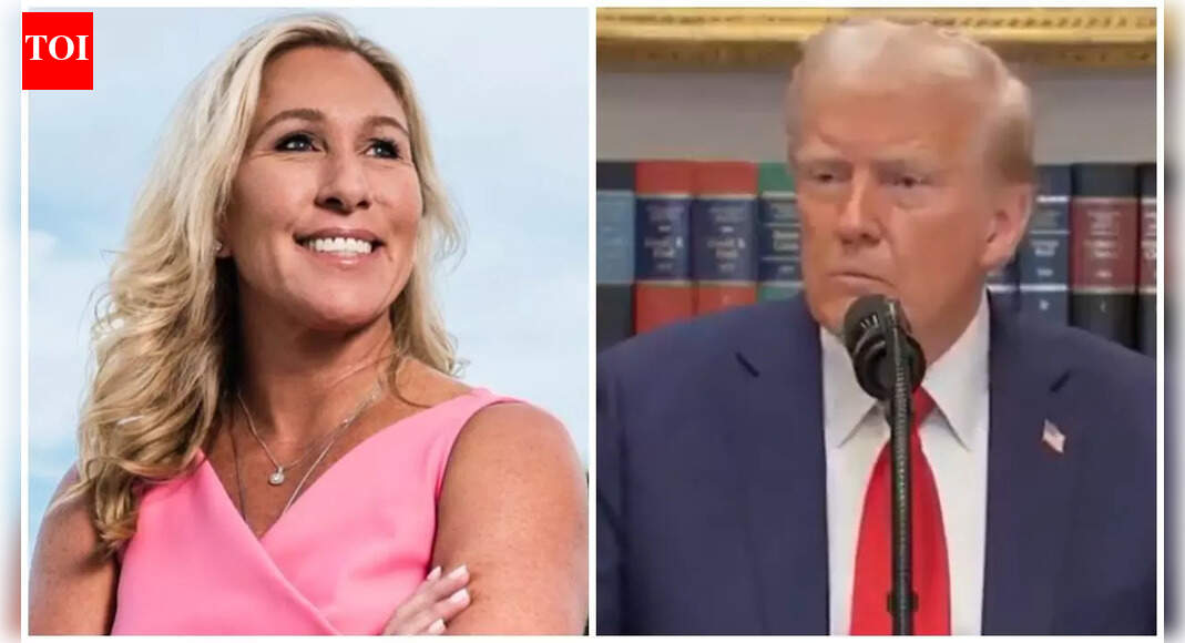<div>'Republicans are terrified to step out of line': Marjorie Taylor Greene claims GOPs mock Trump 'privately'</div>