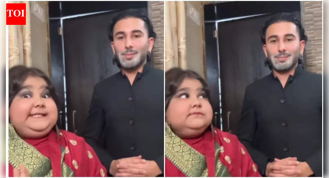 Orry's epic 'GenZ ka Jaya-Amitabh Ji' reel; dresses as Big B, kid nails Jaya Bachchan in viral 'Nadia Meri Baggo' trend - WATCH