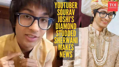  Inside Sourav Joshi’s luxe wedding look