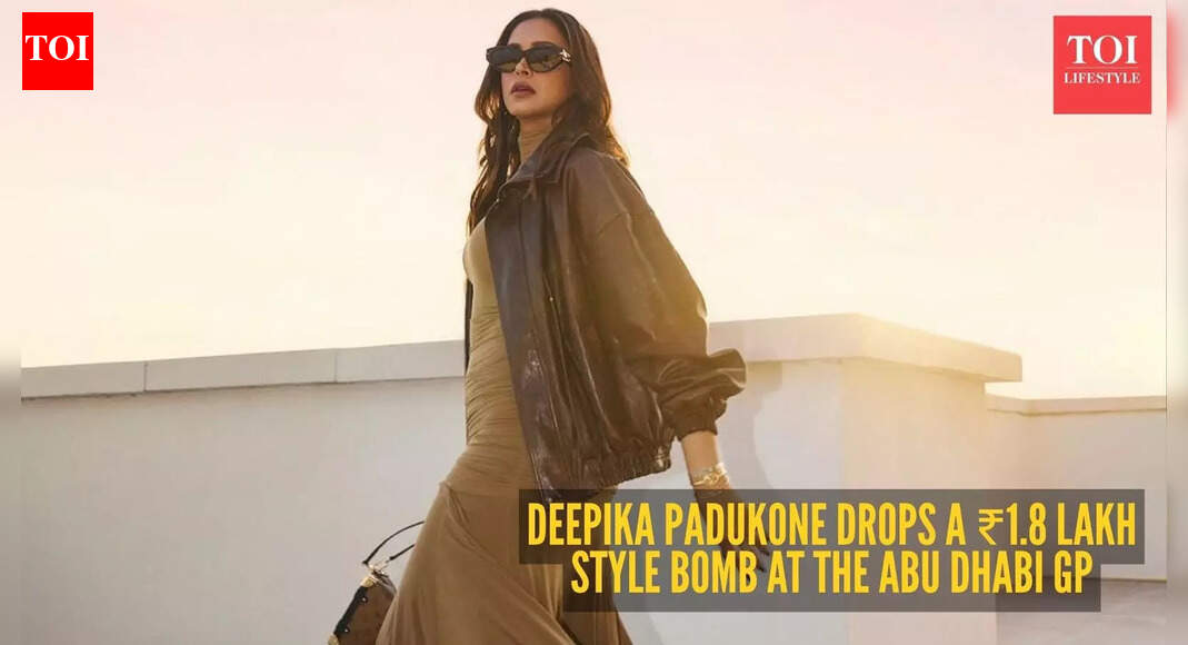 Deepika Padukone redefined desert-luxe style in this Rs 1.8 lakh Magda Butrym couture dress