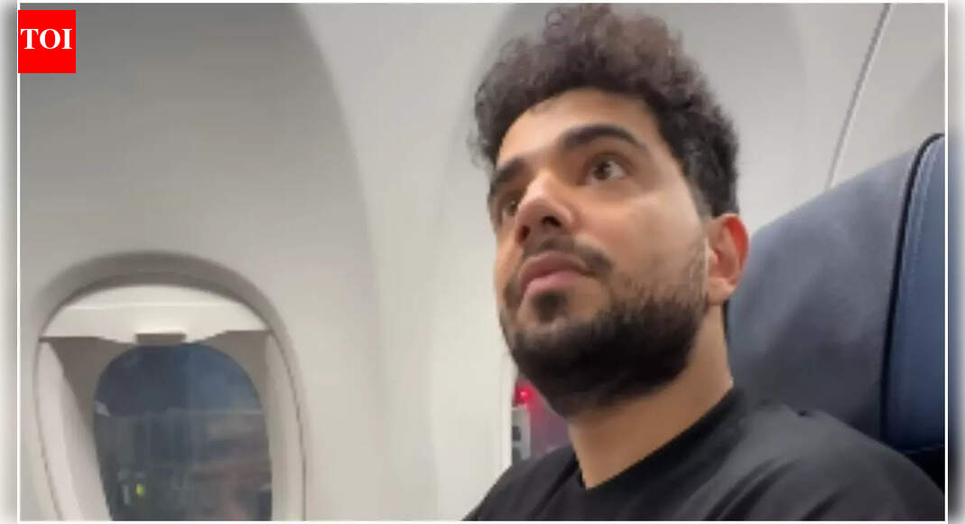 Samay Raina meets “Panoti Guy” on IndiGo; fans humorously blame him for airline crisis in viral reel