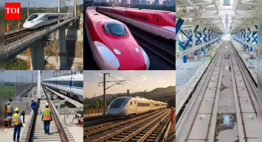 Bullet train 2025: India bets big on steel bridges, mega tunnels and high-speed infrastructure | Delhi News