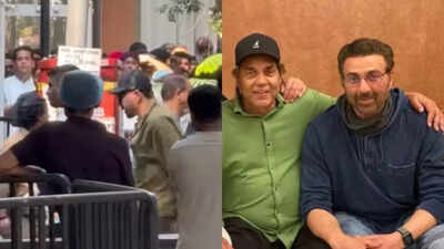 Late lagendary actor Dharmendra’s 90th Birthday: Sunny Deol visits family home ; watch video here