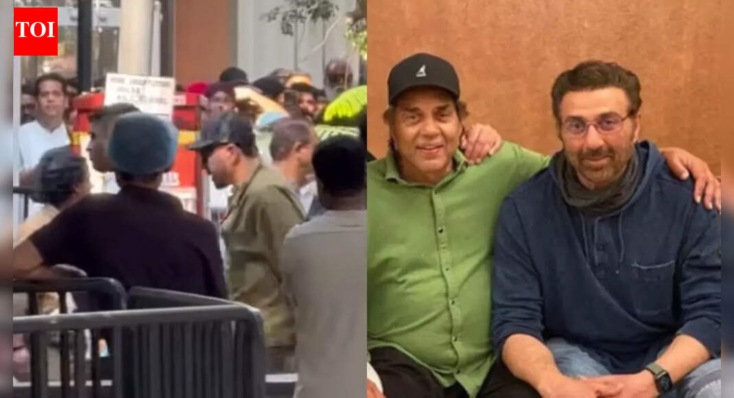 Late lagendary actor Dharmendra’s 90th Birthday: Sunny Deol visits family home ; watch video here