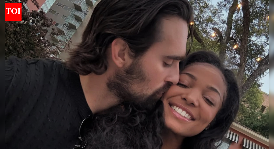 Olympic queen Gabby Thomas receives romantic birthday message from fiance Spencer McManes as he lights up her 29th celebration