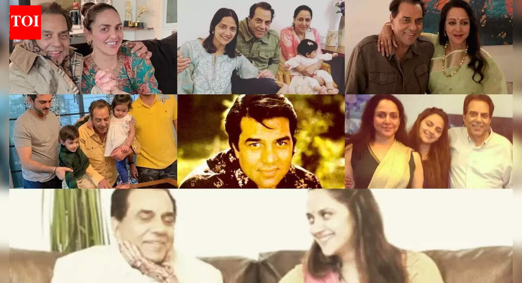 ‘Nanu we love you': When Esha Deol's daughters wished late grandpa Dharmendra on his 84th birthday