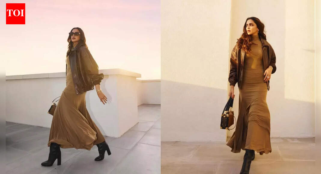 Deepika Padukone radiates effortless power with her sculptural, desert-luxe look- See pics