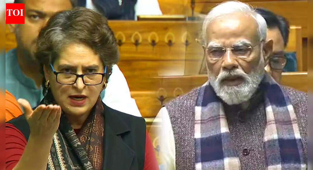 'Only 2 Reasons': Priyanka Gandhi Slams PM Modi, Links Vande Mataram Debate To Bengal Polls