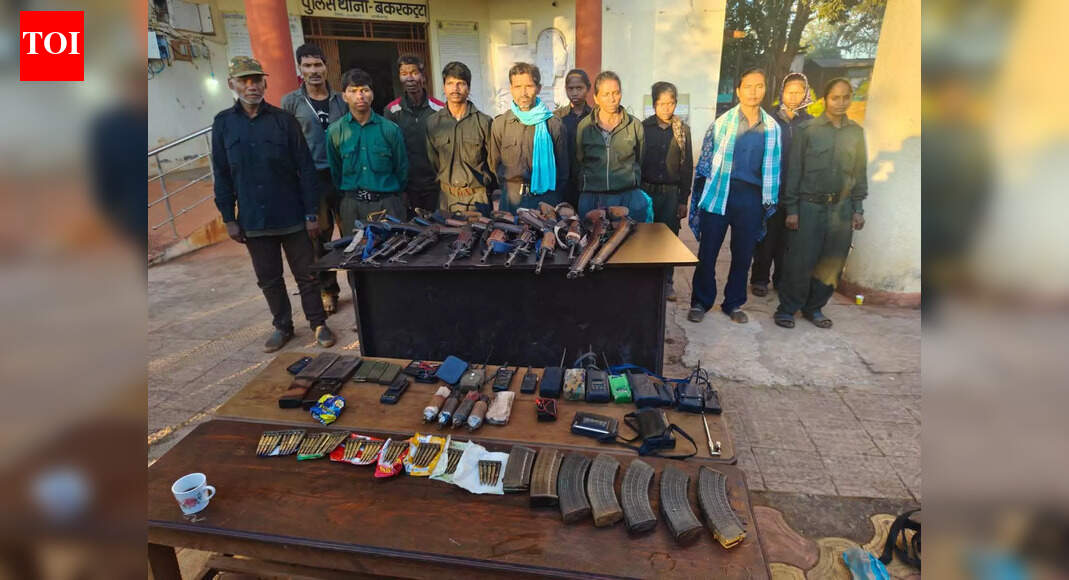 Top CPI (Maoist) central committee commander Ramdher Majji surrenders with 11 cadres in Chhattisgarh