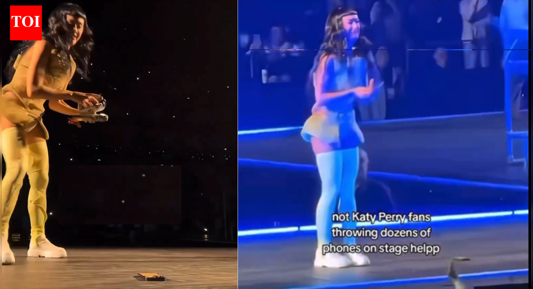 Why Katy Perry’s fans suddenly started throwing phones at her mid-performance