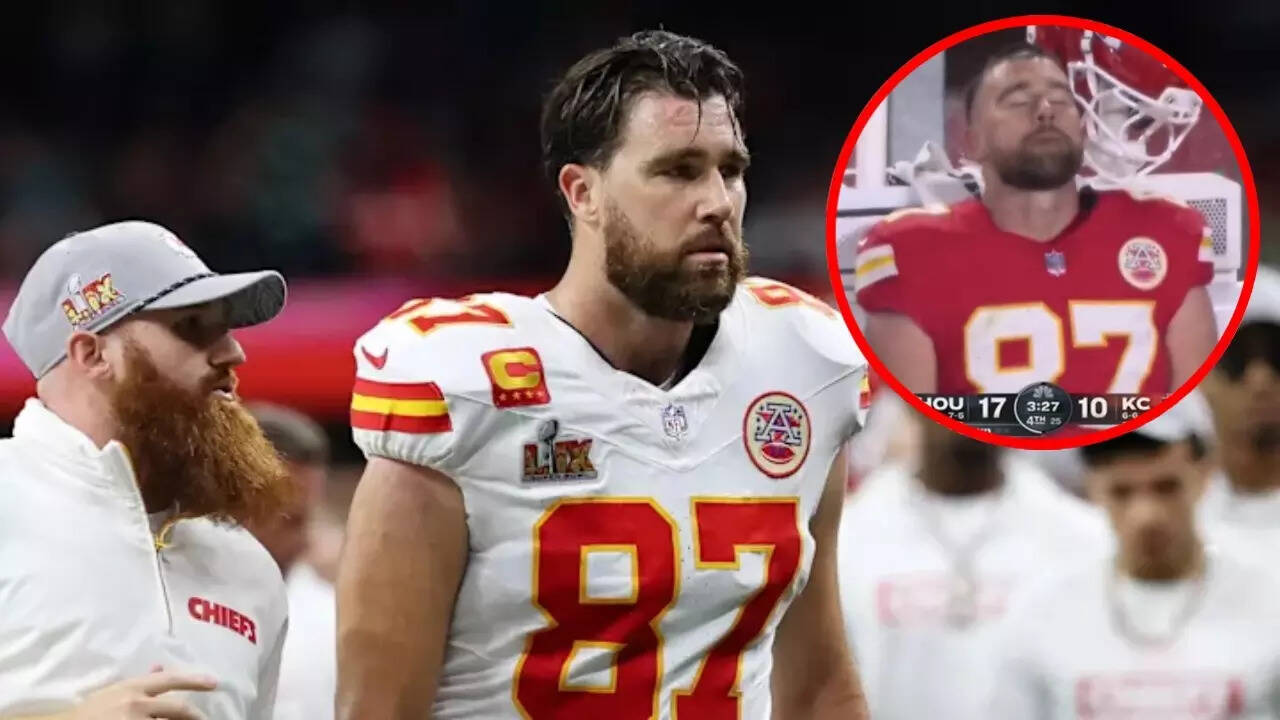 The end? Travis Kelce's silent sideline collapse sets off retirement alarms after Chiefs loss | NFL News - The Times of India