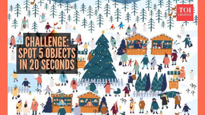 ऑप्टिकल भ्रम: केवल लेज़र-तीव्र फोकस और 20/20 दृष्टि वाला व्यक्ति ही 5 छिपी हुई वस्तुओं को देख सकता है