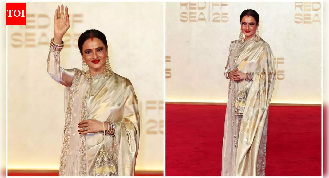 Rekha delivers a heartfelt, poetic speech at Umrao Jaan Red Sea International premiere, 'I learnt what not to do'