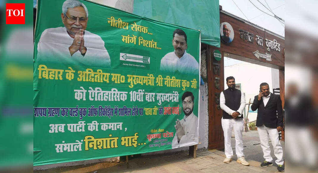 Posters across Patna demand Nishant’s entry into JD(U)