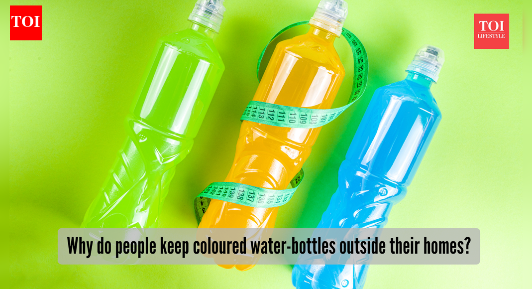 Just a myth or scientific trick? Strange reason people place coloured water bottles outside their homes