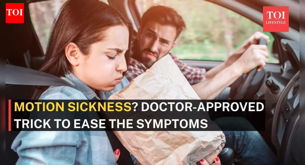 Car sickness? Top American doctor reveals a simple trick to beat motion sickness