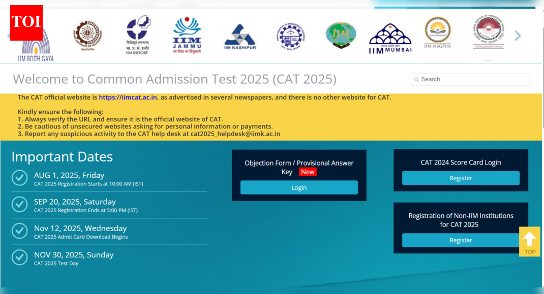 CAT answer key 2025 objection window opens at iimcat.ac.in: Direct link to raise challenges here