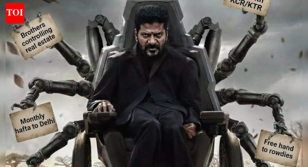 'Mohabbat ki dukaan a farce': BJP targets Cong after action on anti-Revanth Reddy poster