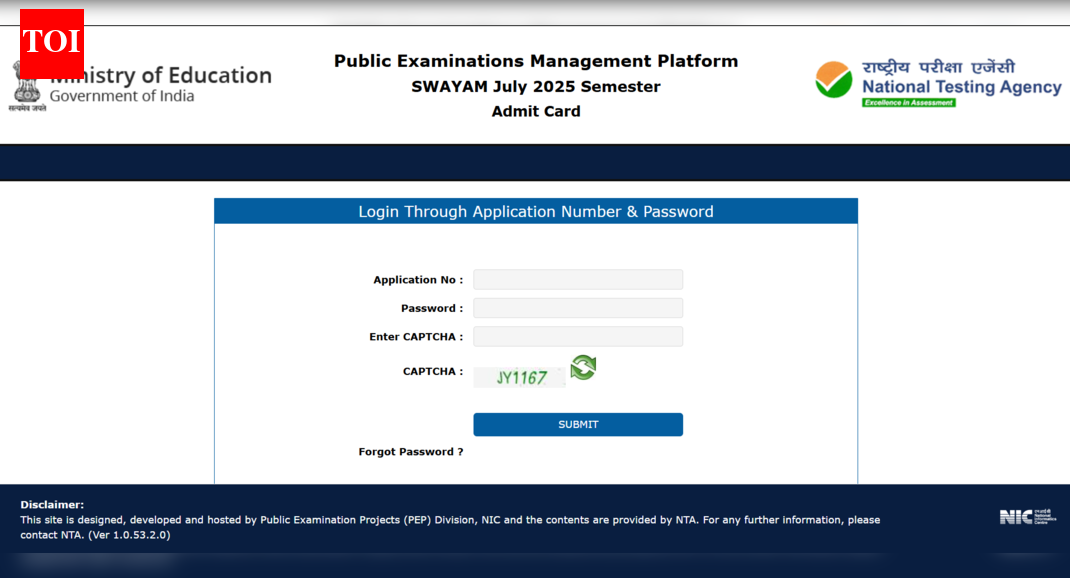 SWAYAM admit card 2026 released for January semester: Direct link to download hall tickets here