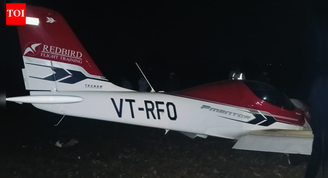 Madhya Pradesh plane crash: Redbird trainer aircraft hits 33 kV line; 2 pilots injured, 90 villages blacked out