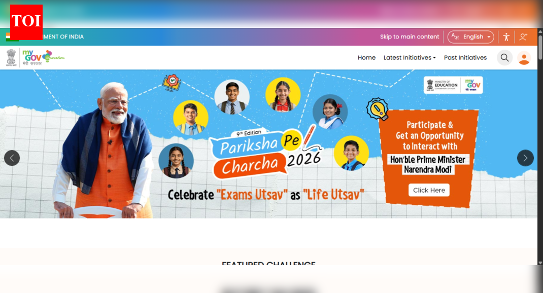 PM Modi Pariksha Pe Charcha 2026: Registration underway; are you eligible to join?