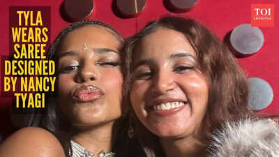 Exclusive: Tyla goes desi! Nancy Tyagi creates her stunning first saree look