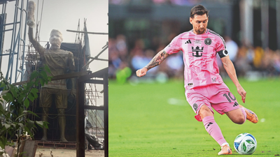 Exclusive: Kolkata artisans race against the clock to complete Lionel Messi's 70 feet statue
