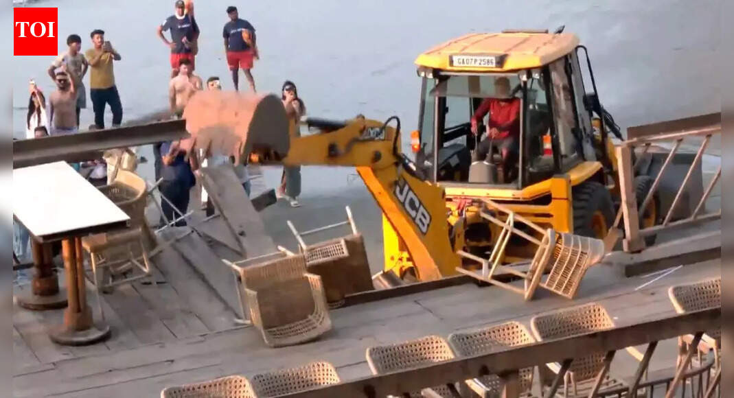 Goa club fire: Portion of beach shack owned by Luthra brothers razed - watch