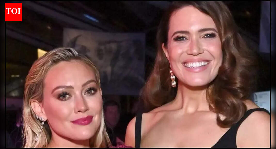 Hilary Duff and Mandy Moore celebrate Christmas with their kids at the light festival: 'Trying to make some core memories'