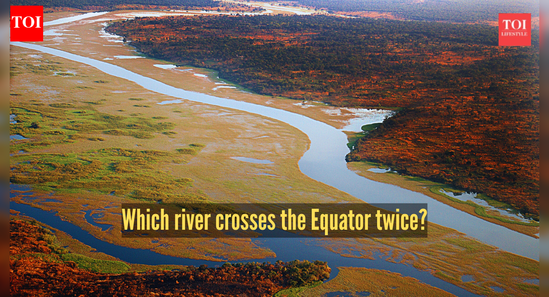 Which river crosses the Equator twice?