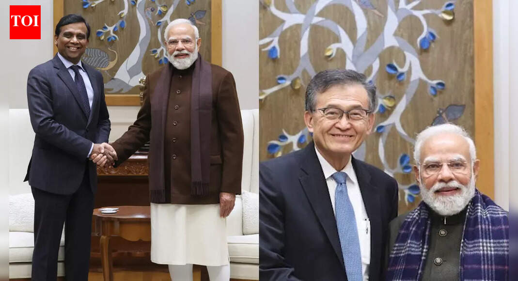 Intel, Cognizant and Microsoft CEOs meet PM Modi; Praise India’s efforts on AI and chipmaking